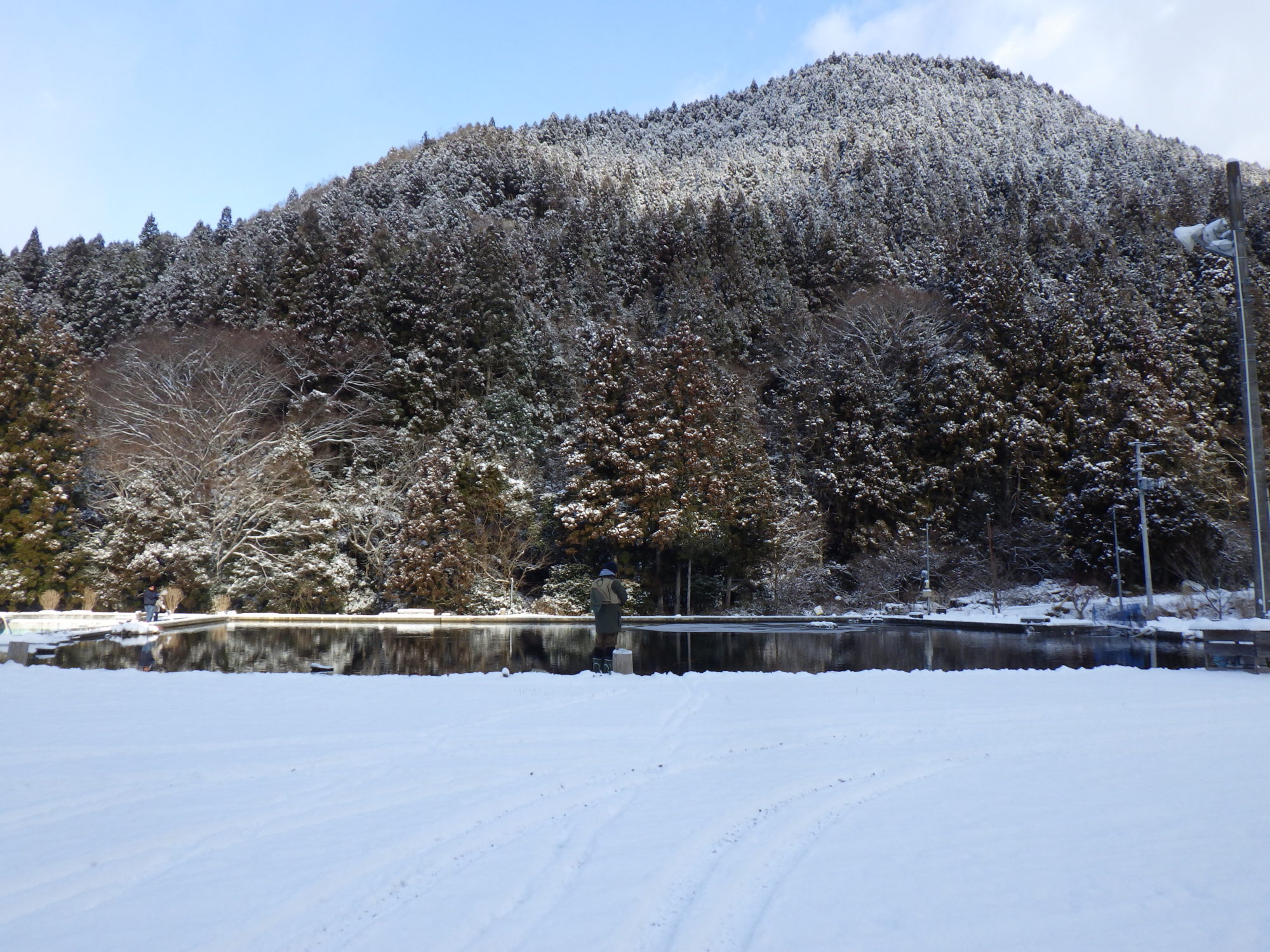 2019年2月10日　フィッシングパーク遠野『雪景色』